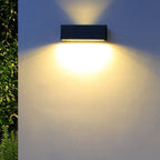 Premium Outdoor Solar Waterproof Rectangular LED Wall