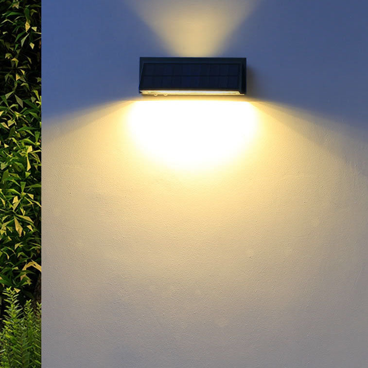Premium Outdoor Solar Waterproof Rectangular LED Wall