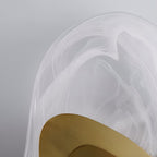 Modern Three-Step Dimming LED Glass Wall Sconce