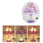 Elegant European Glass Table Lamp - 1-Light Wedding Design
