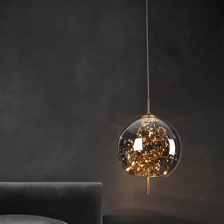 Scandinavian Oval Glass Pendant