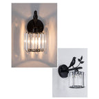 Crystal Bird Wall Sconce