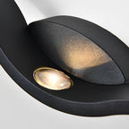 Premium Outdoor Up-Down LED Wave Wall Sconce