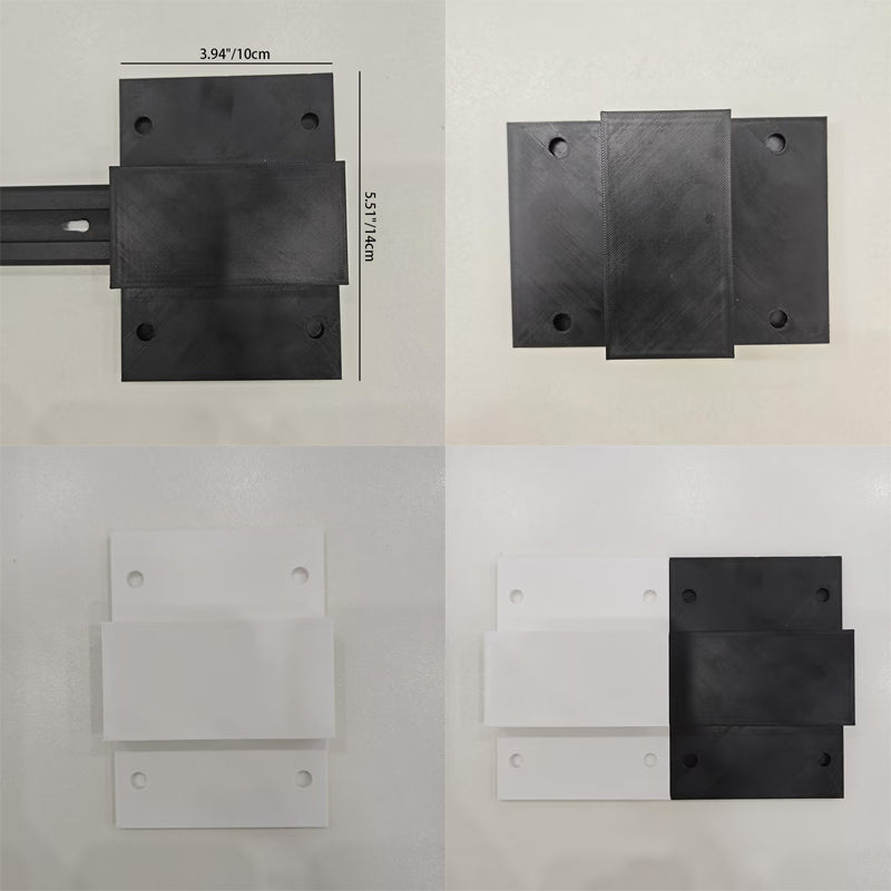 Iron & Wood Semi-Flush Mount Light