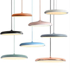 Nordic Metal LED Pendant Light - Macaron Flying Saucer Design