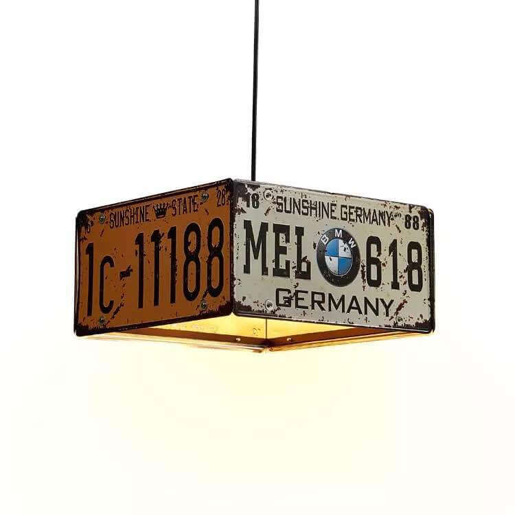 Industrial Metal Chandelier