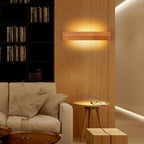 Premium Solid Wood LED Wall Sconce