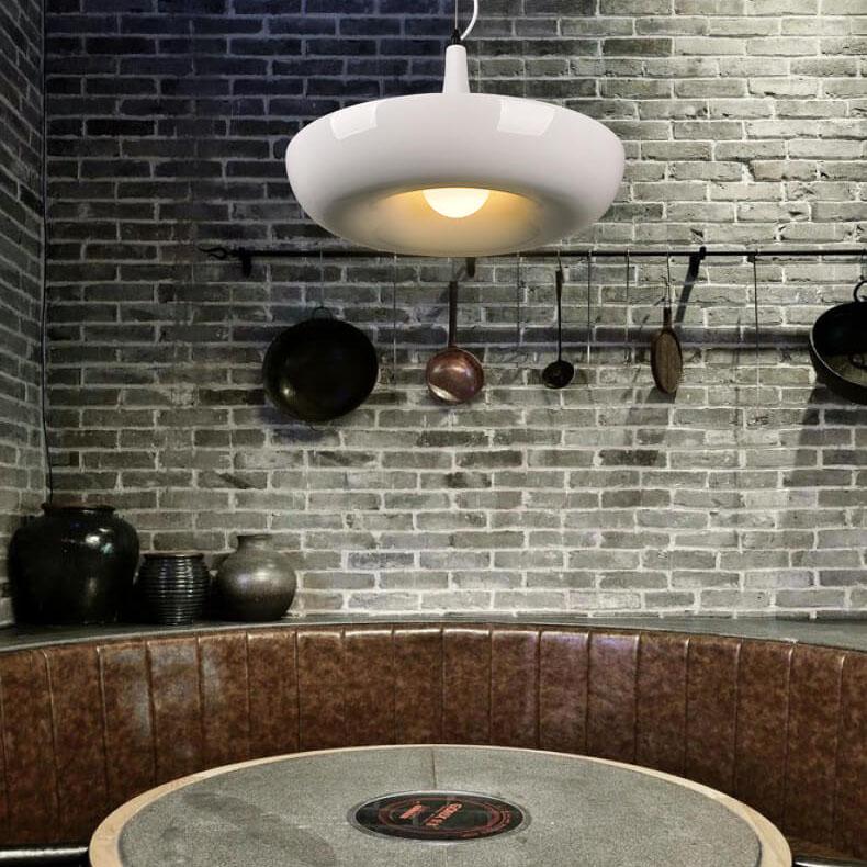 Contemporary Circle 1-Light Pendant Lamp