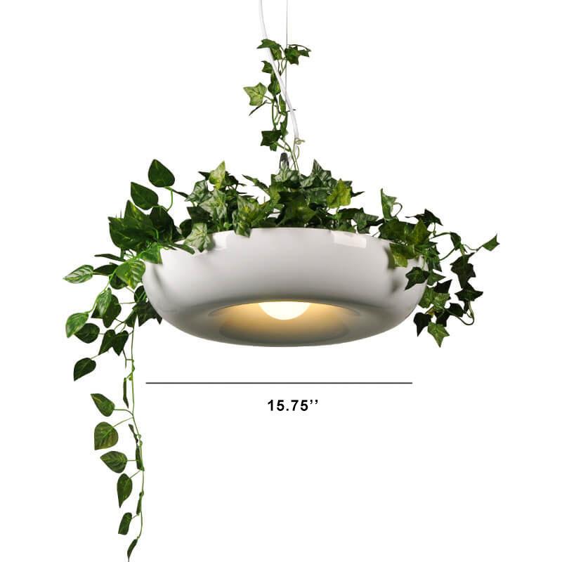 Contemporary Circle 1-Light Pendant Lamp