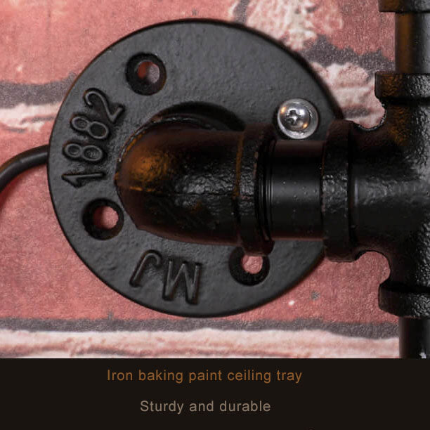 5-Light Industrial Maze Wall Sconce