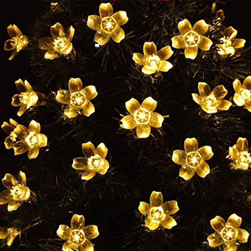 Premium Waterproof Solar LED Sakura Fairy String Lights