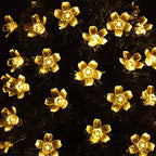 Premium Waterproof Solar LED Sakura Fairy String Lights