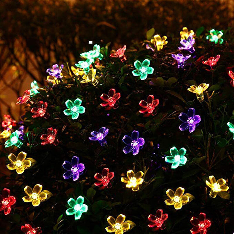 Premium Waterproof Solar LED Sakura Fairy String Lights