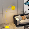 Premium Nordic Minimalist Curved Dome Floor Lamp - 1 Light