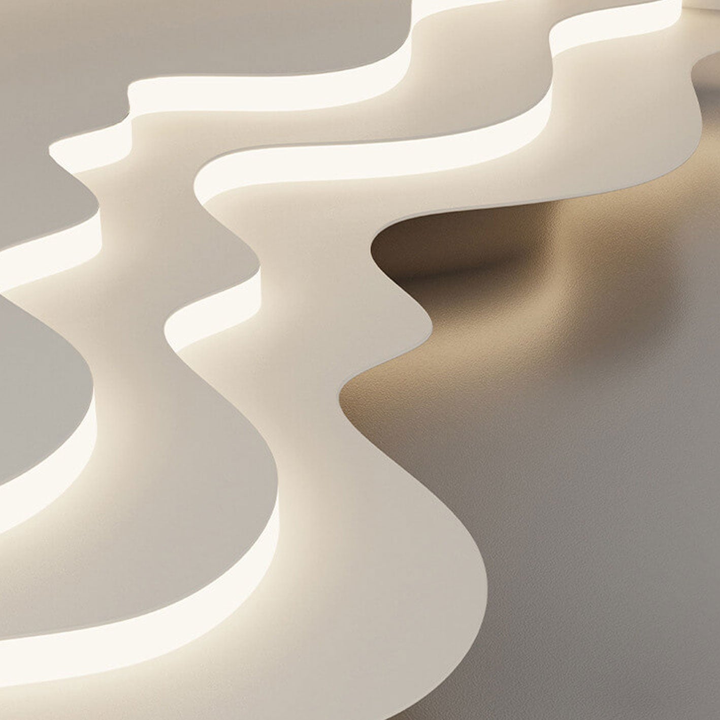 Premium Nordic Star and Moon Aluminum LED Ceiling Light