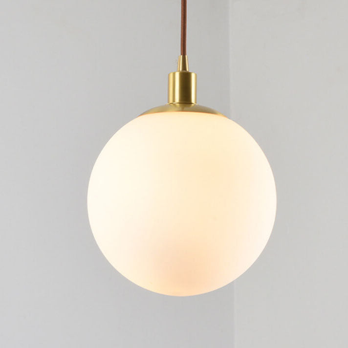 White Orb Nordic Pendant Light