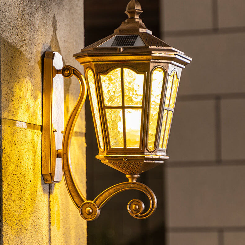 Premium European Waterproof Solar Outdoor Lantern