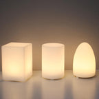 Premium Geometric Battery-Powered Night Light Table Lamp