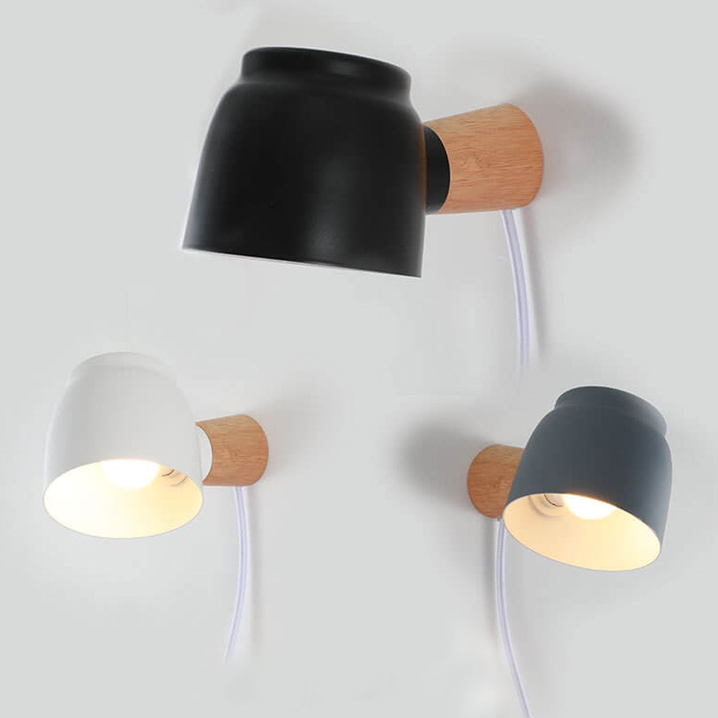 Rotatable Nordic Column 1-Light Wall Sconce