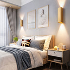 Brushed Aluminum Rectangular LED Sconce