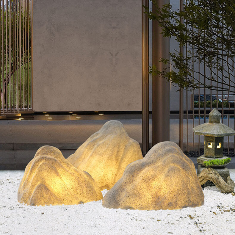 Premium Waterproof LED Stone Rockery Garden Light