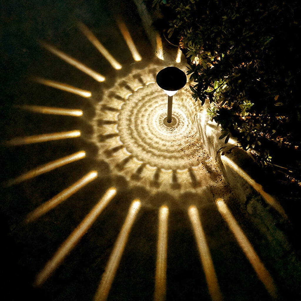 Premium Solar Waterproof LED Garden Light with Circular