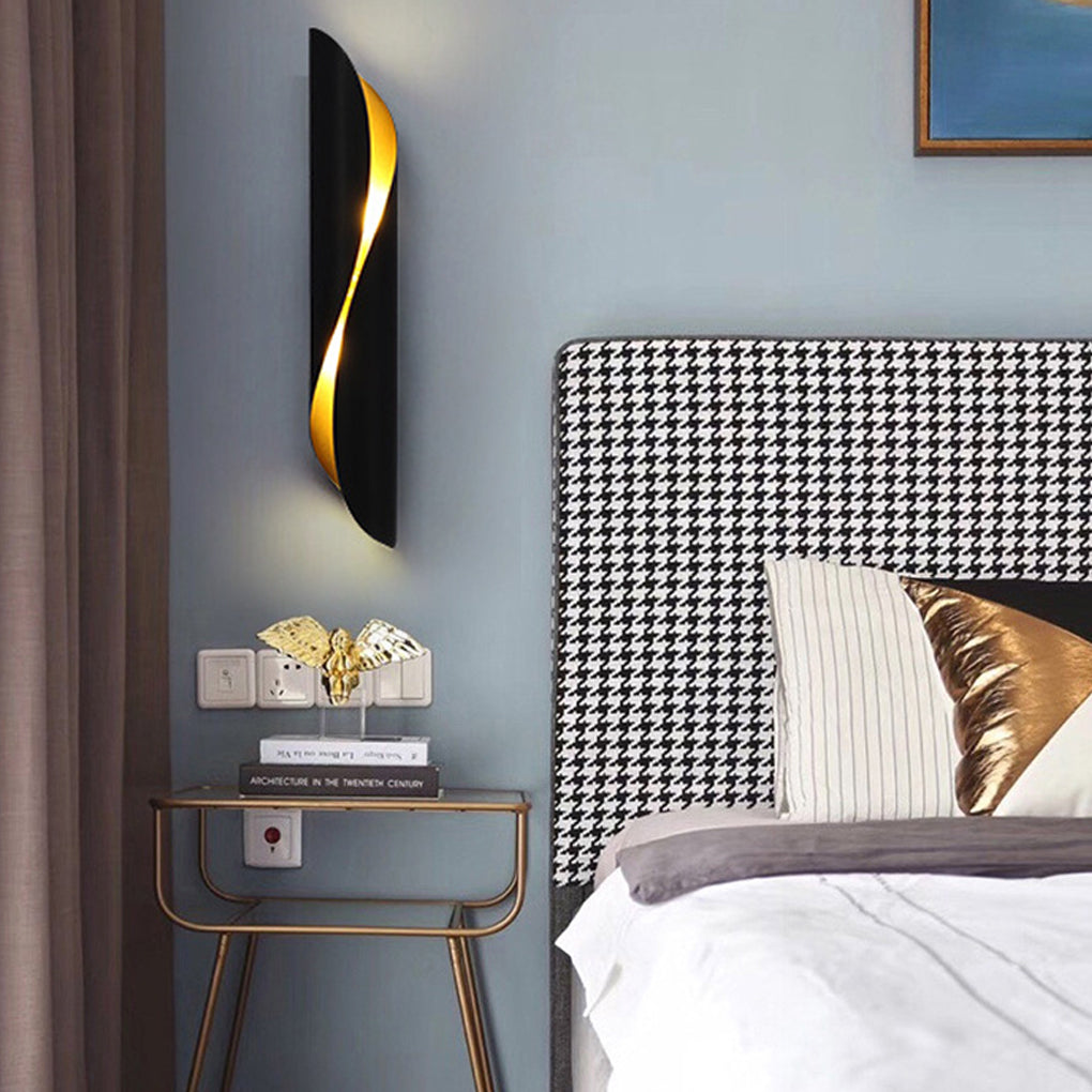 Nordic Arc Wall Lamp - Industrial Style Bedside Light