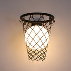 Art Deco Kids Basketball Hoop Wall Sconce