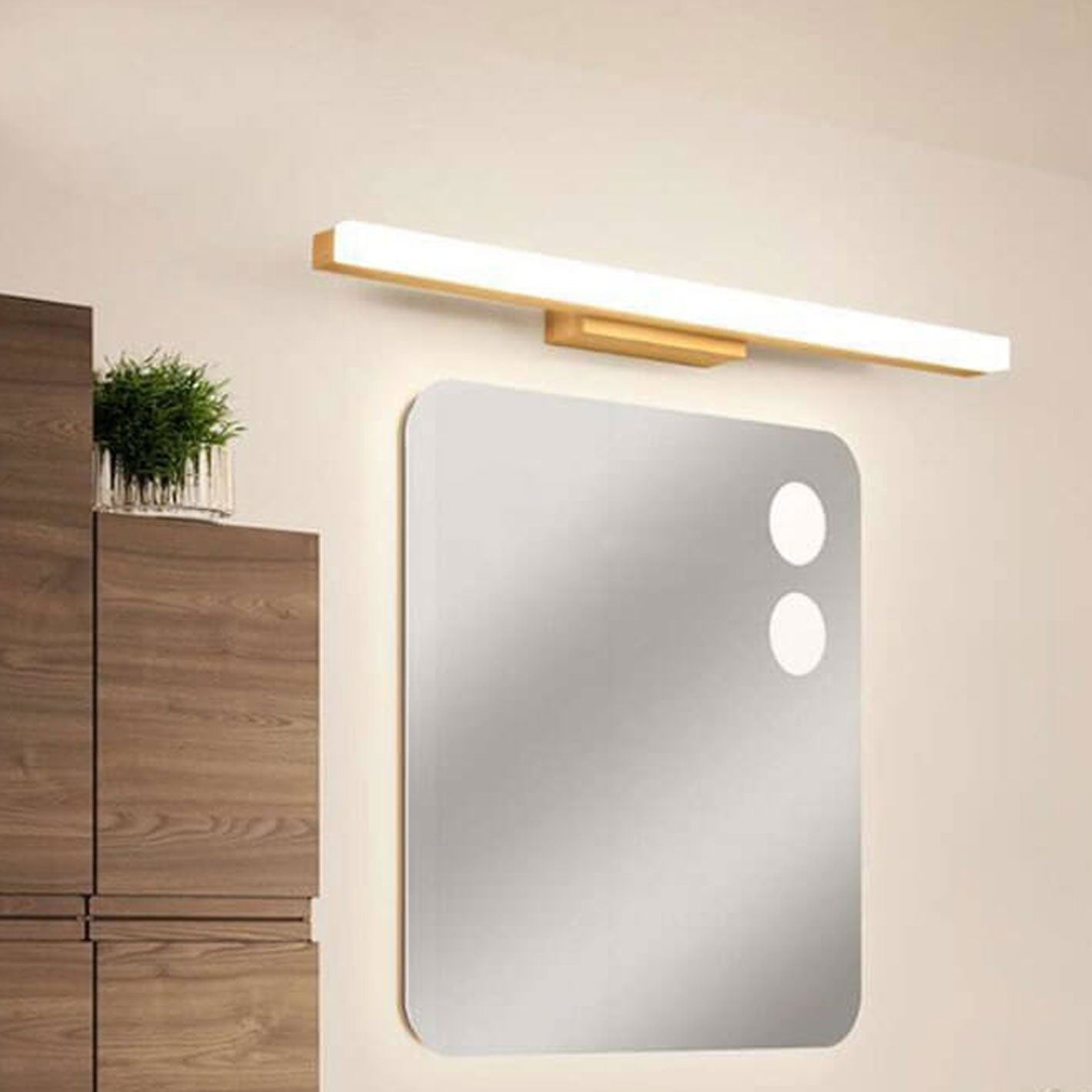 Nordic Log Strip LED Vanity Sconce