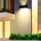 Premium Outdoor Solar Waterproof Rectangular LED Wall