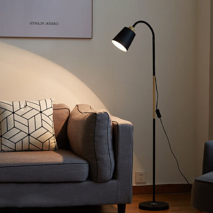 Premium Minimalist Iron Floor Lamp - 1 Light