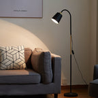 Premium Minimalist Iron Floor Lamp - 1 Light