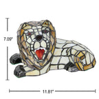 Premium Tiffany Stained Glass Animal Table Lamp - 1-Light Decorative Accent