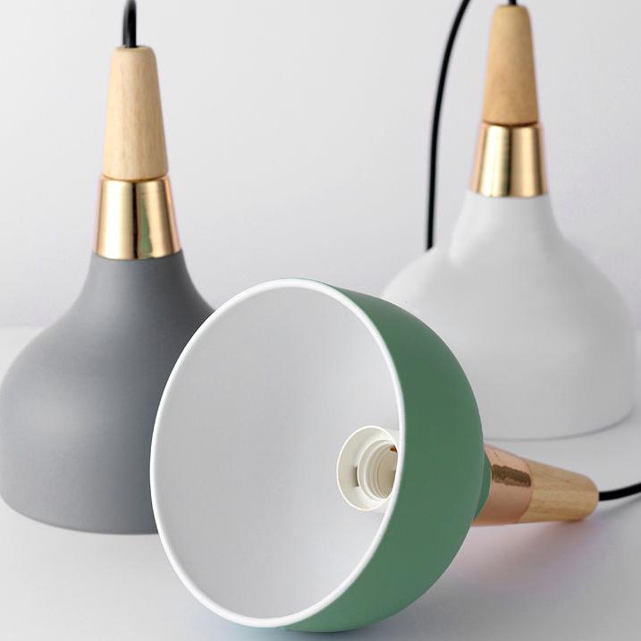 Modern Macaron Disc 1-Light Pendant Lamp