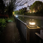 Premium Solar Square Pillar Head Light