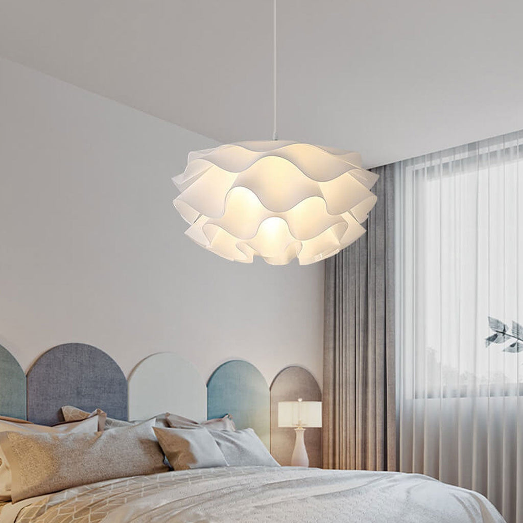 Minimalist Floral Acrylic Multi-Layer Pendant Light