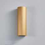 Contemporary Aluminum Cylindrical LED Wall Sconce