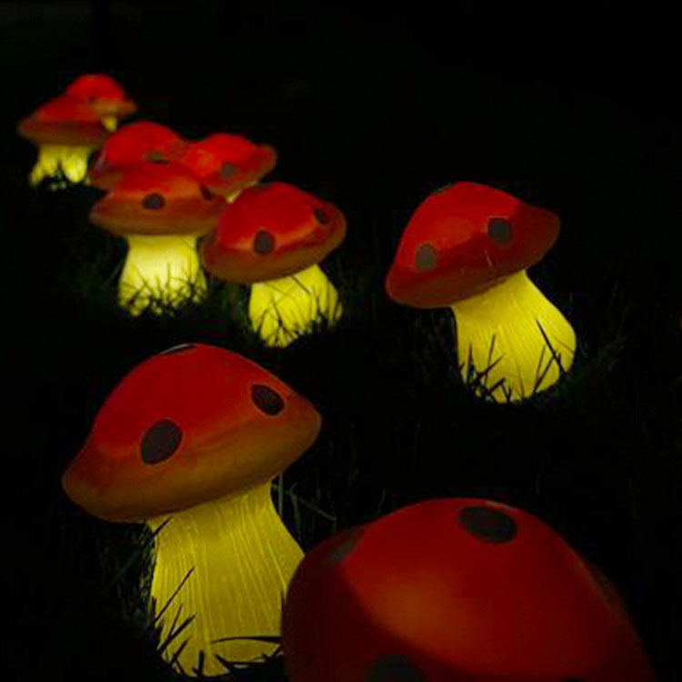 Premium Waterproof Solar LED Mushroom Garden Light String