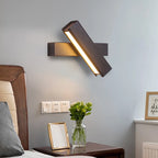 Rotatable LED Aluminum & Wood Sconce