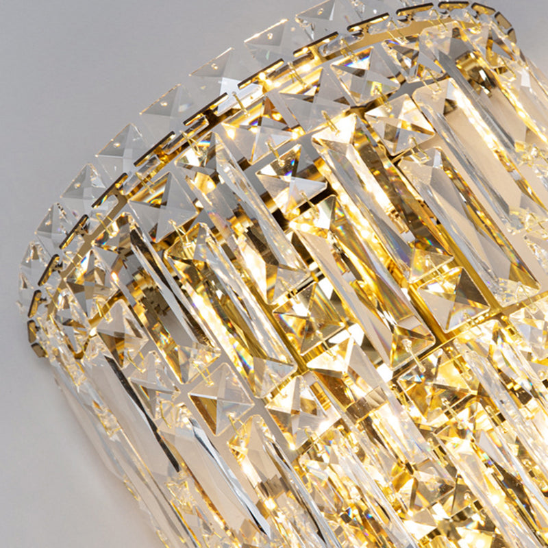 Crystal Tassel Wall Sconce