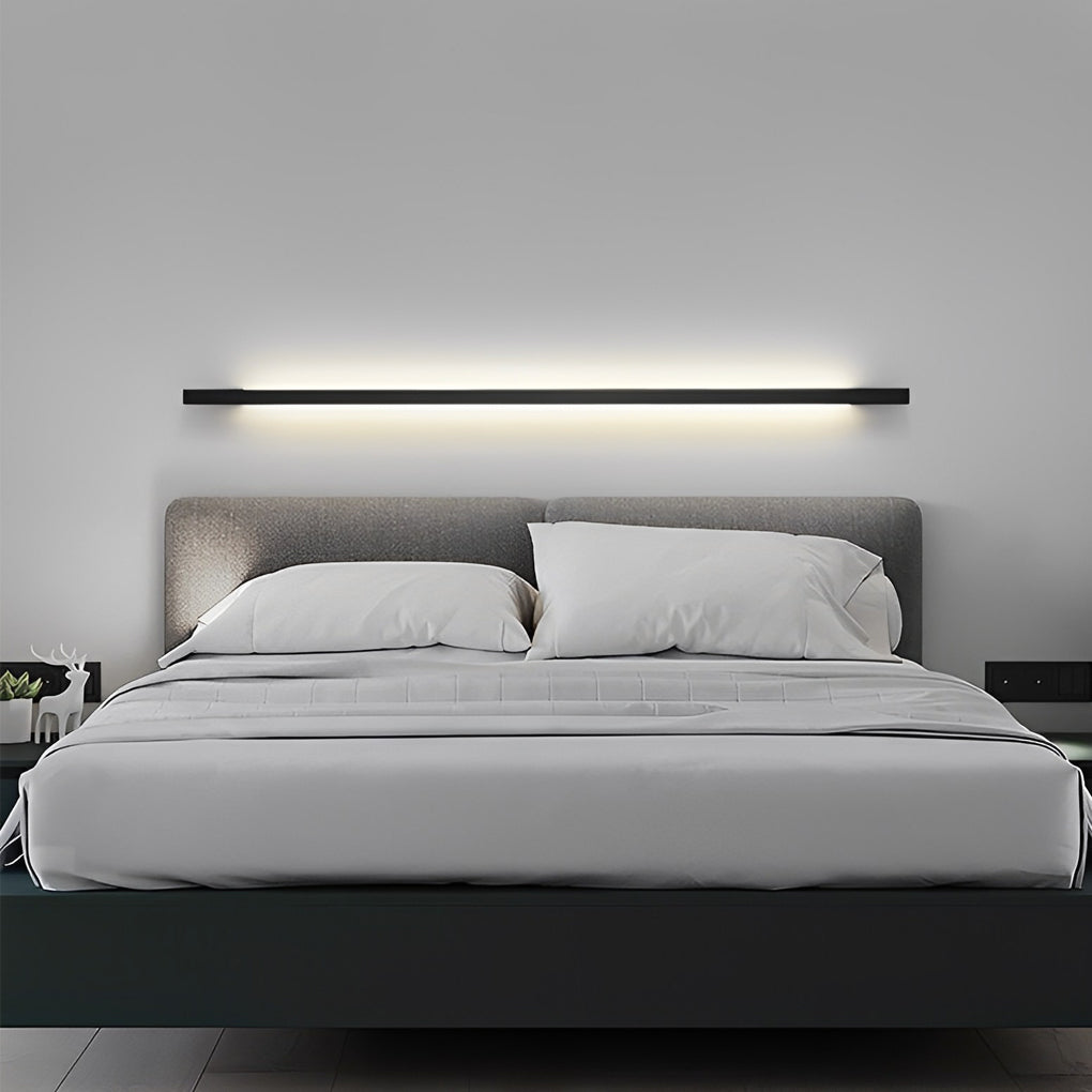 Modern Black LED Wall Lamp with Three-Step Dimming
