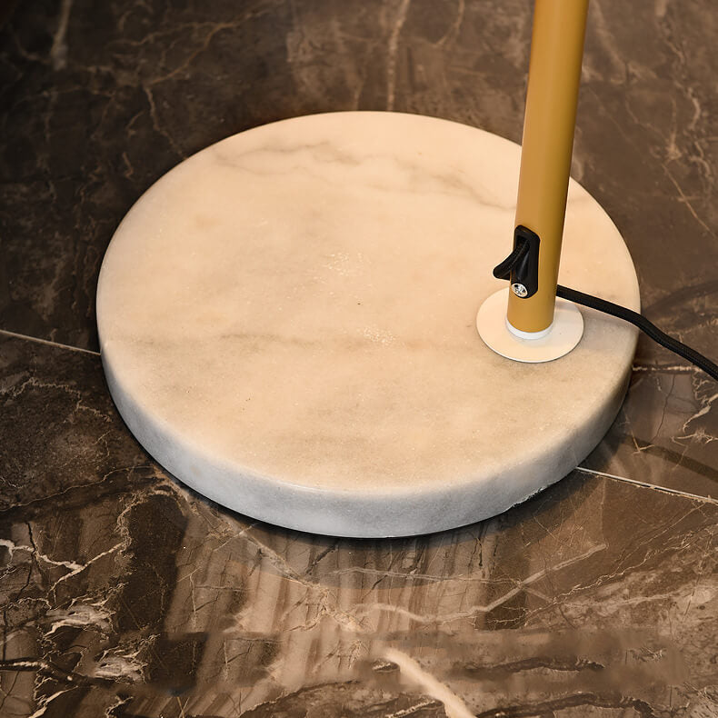 Premium Bamboo Pole Floor Lamp - Retro Zen Design, 1-Light