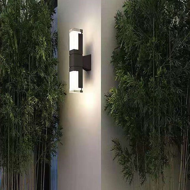 Modern Waterproof Rectangular LED Wall Sconce