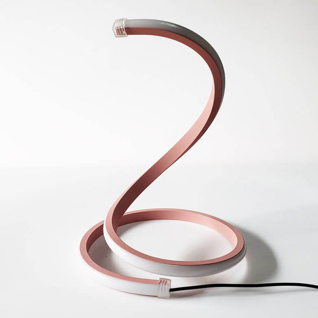 Contemporary Snake-Shaped LED Touch Dimming Table Lamp