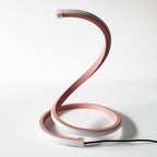 Contemporary Snake-Shaped LED Touch Dimming Table Lamp