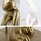 Premium Nordic Rabbit Resin Table Lamp - 1 Light