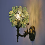 Tiffany Flower Glass Wall Sconce