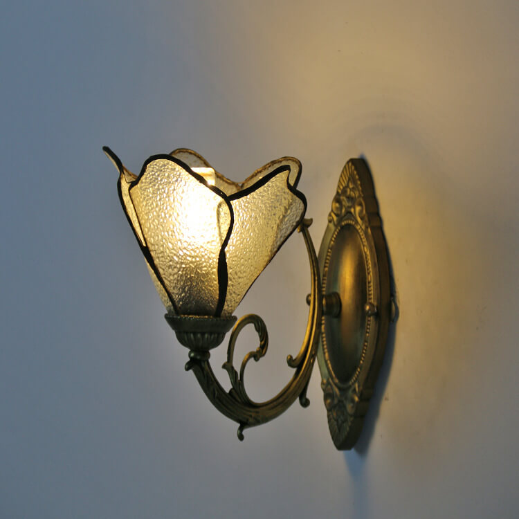 Tiffany Stained Glass Wall Sconce