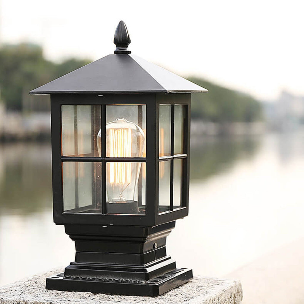 Premium Waterproof European Outdoor Column Lantern