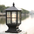 Premium Waterproof European Outdoor Column Lantern
